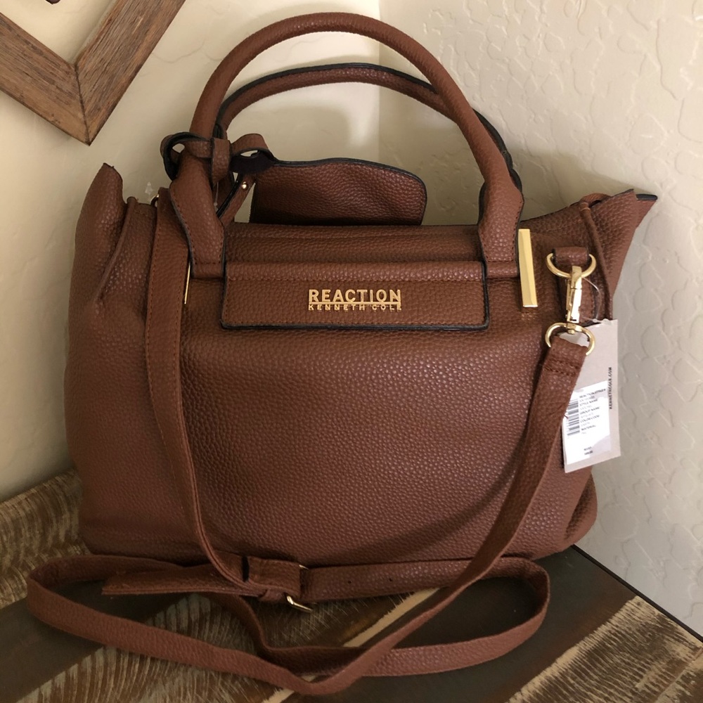💝 NWT Kenneth Cole Reaction Satchel &Change Purse